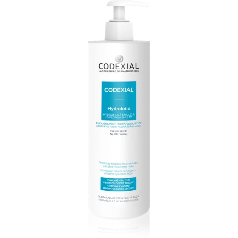 Spiridea Codexial Hydrolotio Emulsie voor Zeer Droge Gevoelige en Atopische Huid voor gezicht en lichaam 400 ml