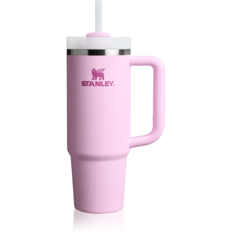 Stanley Quencher H2.O FlowState™ Tumbler roestvrijstalen tumbler met rietje Medium Cherry Blossom 890 ml