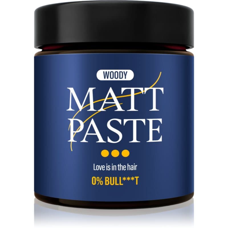 Steve's Hair Paste Medium Styling Pasta voor Mannen Woody 90 g