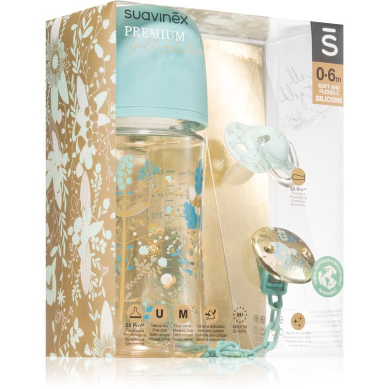Suavinex Gold Premium Gift Set Blue Gift Set voor baby’s
