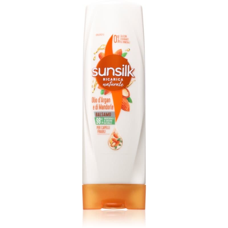 Sunsilk Argan & Almond Oil Conditioner voor Breekbaar en Gestrest Haar 200 ml