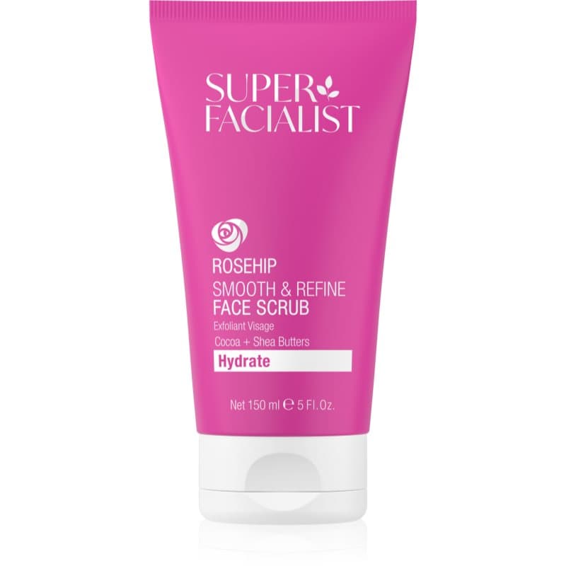 Super Facialist Rosehip Hydrate verhelderende peeling voor Gevoelige Huid 150 ml