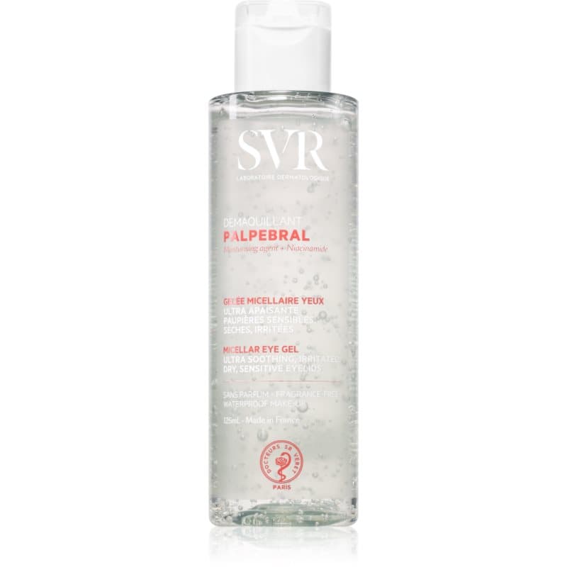 SVR PALPEBRAL Micellar Eye Gel kalmerende micellaire gel voor verwijdering van oogmake-up 125 ml