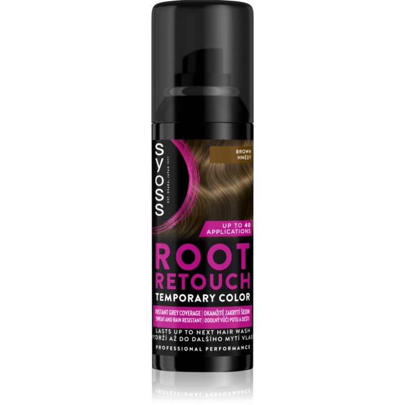 Syoss Root Retoucher Getinte Uitgroei Verf in Spray Tint Brown 120 ml