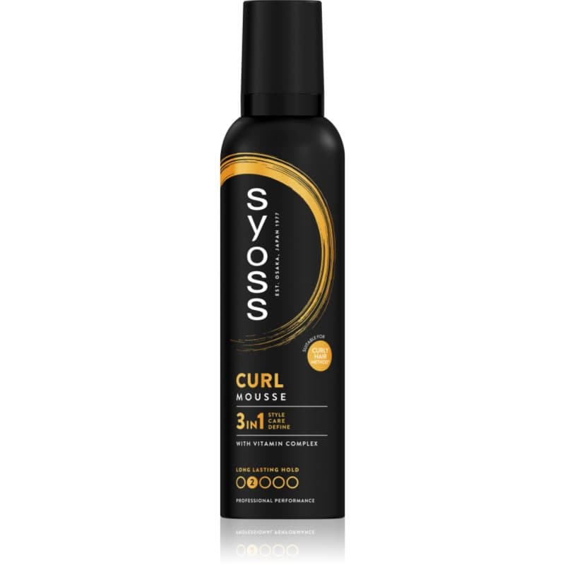 Syoss Curl Mousse Styling Mousse voor Natuurlijke Fixatie 250 ml