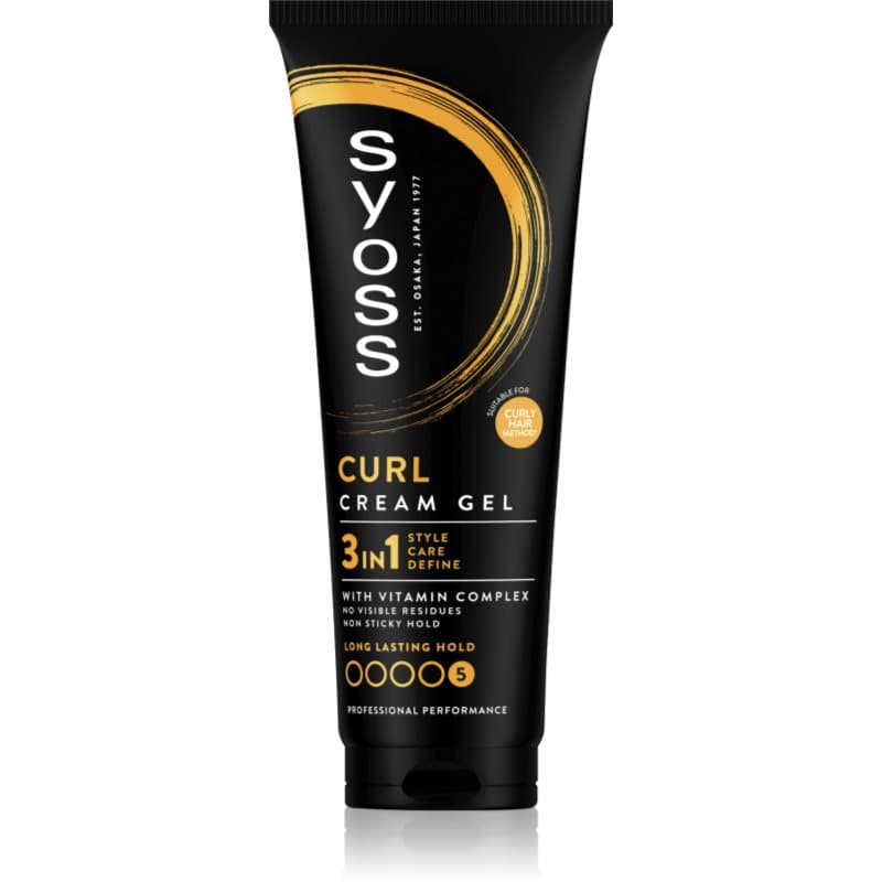 Syoss Curl Cream Gel Krul definitie styling crème met Gel Textuur 250 ml
