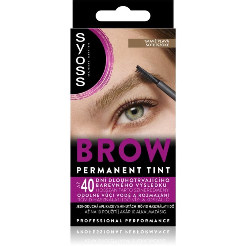 Syoss Brow Tint Wenkbrauwverf Tint Dark Blonde 10 ml