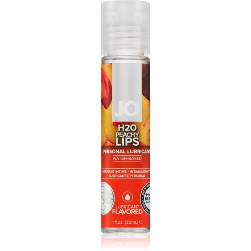 System JO H2O glijmiddel met een smaakje Peachy Lips 30 ml