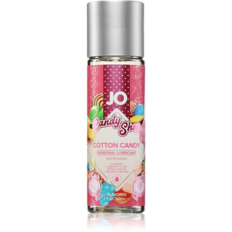 System JO Candy Shop H2O Cotton Candy glijmiddel met een smaakje 60 ml