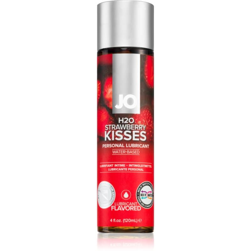 System JO H2O STRAWBERRY glijmiddel met een smaakje 120 ml