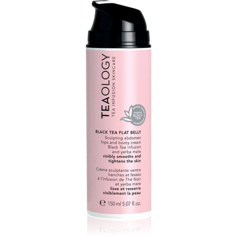 Teaology Body Black Tea Flat Belly Cream Afslank Crème 150 ml