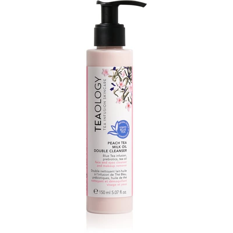 Teaology Cleansing Peach Tea Milk Oil Double Cleanser Make-up Remover Milk met Olie 150 ml
