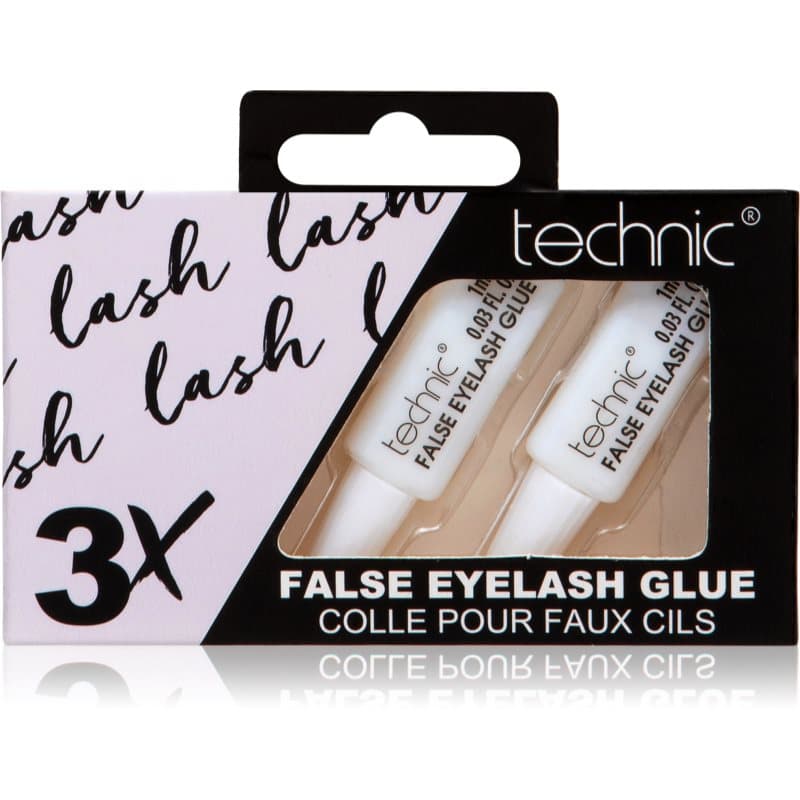 Technic Cosmetics False Eyelash Glue Lijm voor Nep wimpers 3x1 ml