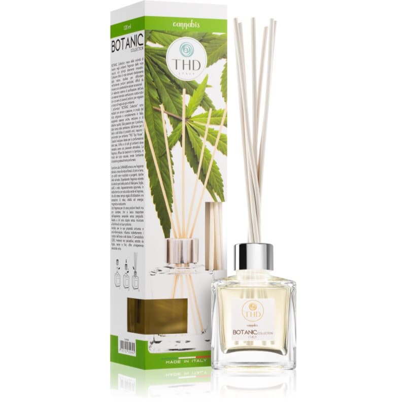 THD Botanic Cannabis aroma diffuser met vulling 120 ml