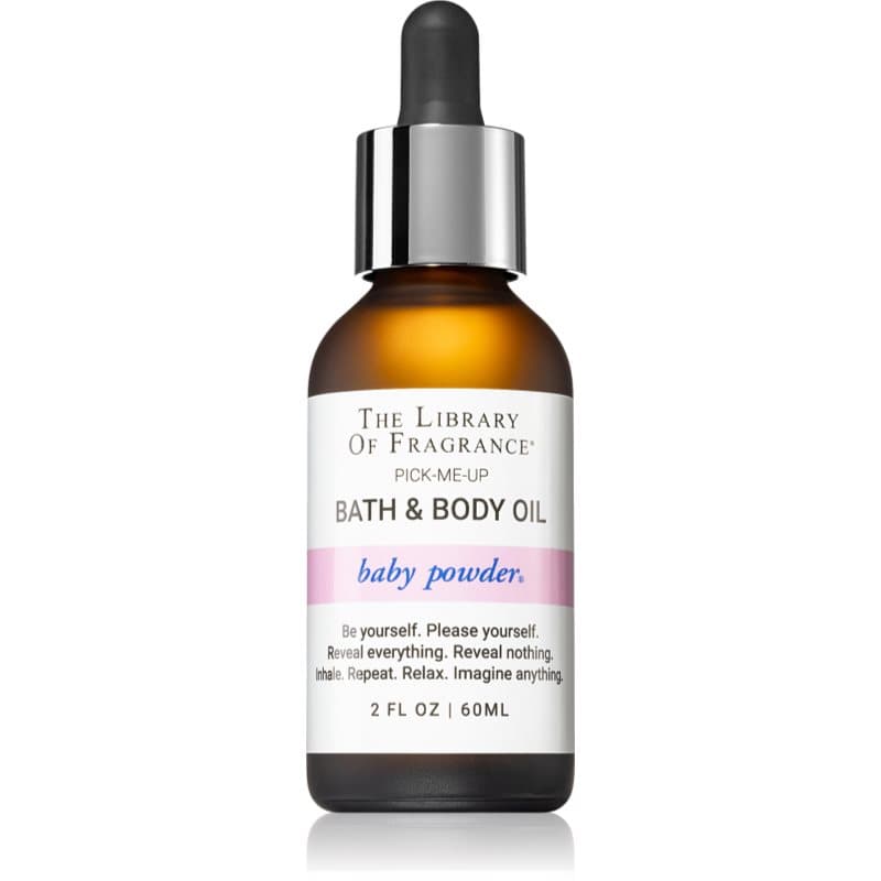 The Library of Fragrance Baby Powder Body Olie voor in Bad Unisex 60 ml