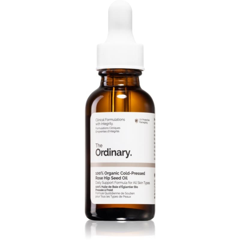 The Ordinary 100% Organic Cold-Pressed Rose Hip Seed Oil Rozenbottel Olie voor Hydratatie en Veerkrachtige Huid 30 ml