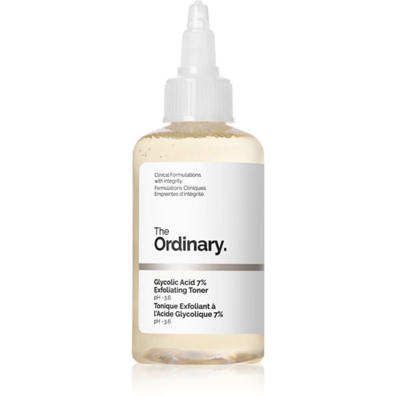 The Ordinary Glycolic Acid 7% Exfoliating Toner Exfoliërende Reinigingstonic 100 ml