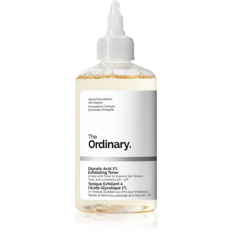 The Ordinary Glycolic Acid 7% Exfoliating Toner Exfoliërende Reinigingstonic 240 ml