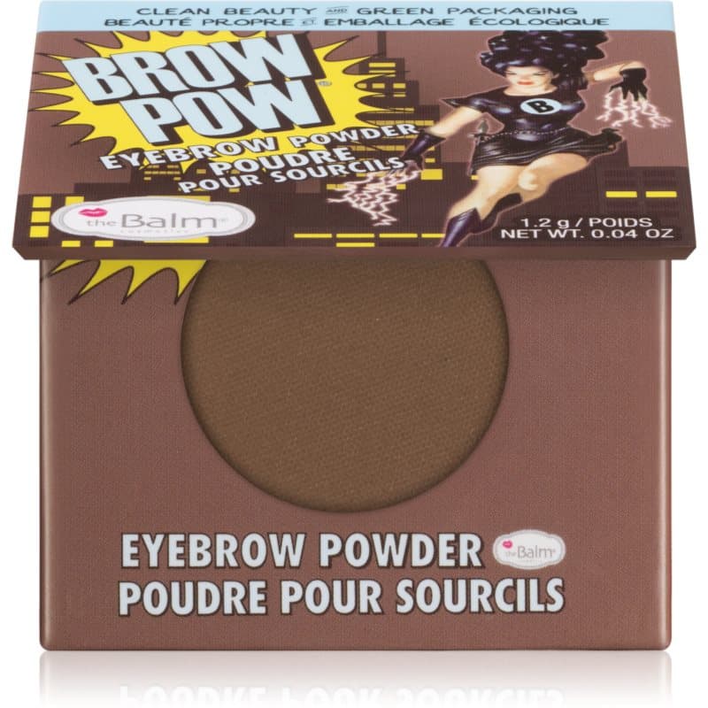 theBalm Browpow® wenkbrauwpoeder in een praktisch magnetisch doosje Tint Light Brown 1,2 g