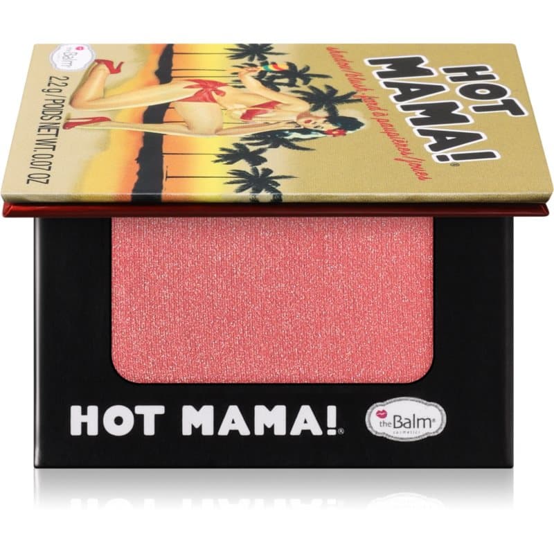 theBalm Mama® Hot Blush en Oogschaduw Alles in één Tint Beautiful Peachy Pink 2.2 g