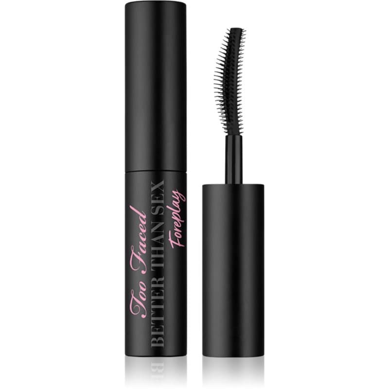 Too Faced Better Than Sex Foreplay Mascara Primer Travel Size Mascara Primer met Voedende Werking Tint Black 4 ml