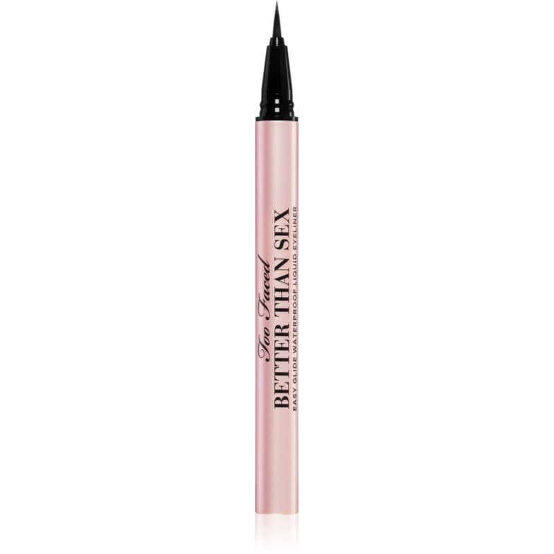 Too Faced Better Than Sex Easy Glide Waterproof Liquid Eyeliner Langaanhoudende Eyeliner Tint Black 6 ml