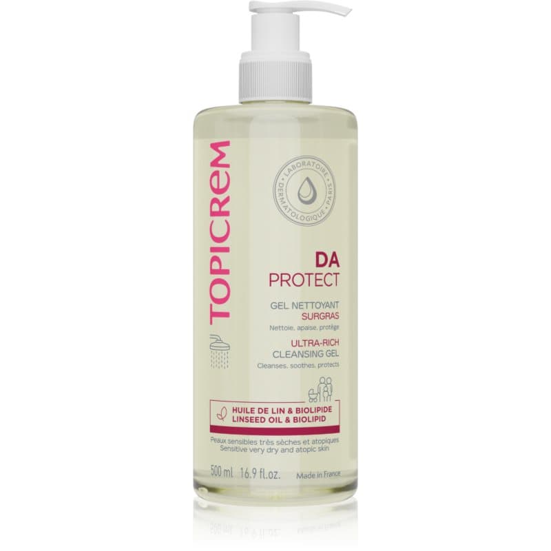 Topicrem AD Ultra-Rich Cleansing Gel Wasgel  voor Zeer Droge Gevoelige en Atopische Huid 500 ml