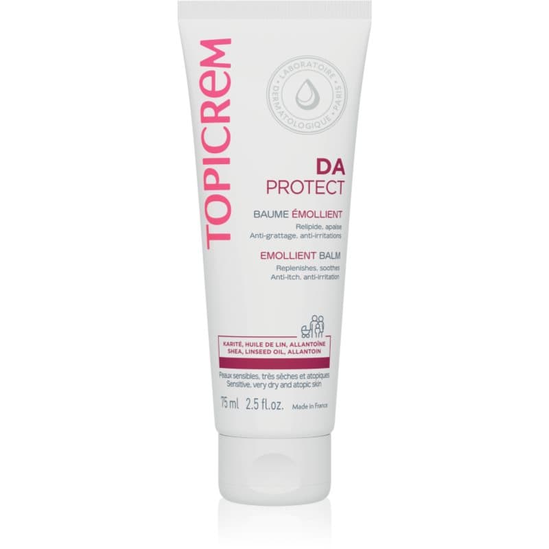 Topicrem AD Emollient Balm Verzorgende Body Balsem voor Zeer Droge Gevoelige en Atopische Huid 75 ml
