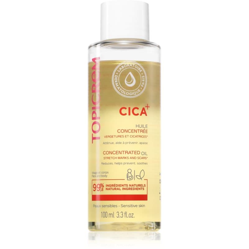 Topicrem CICA Concentrated Oil Olie voor littekens en striae 100 ml