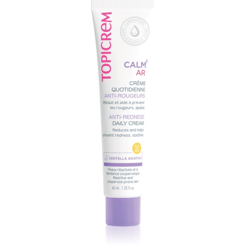 Topicrem CALM+ Anti-Redness Daily Cream Kalmerende Dagcrème tegen Roodheid SPF 50+ 40 ml