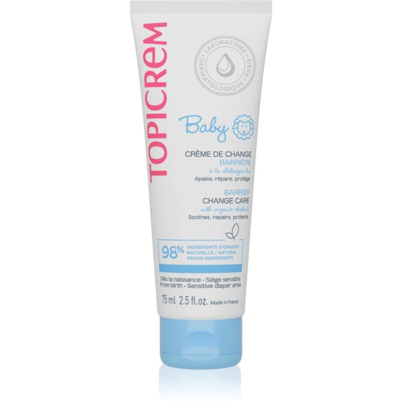 Topicrem BABY Barrier Change Care Berschermings Crème tegen Luieruitslag voor Baby's 75 ml