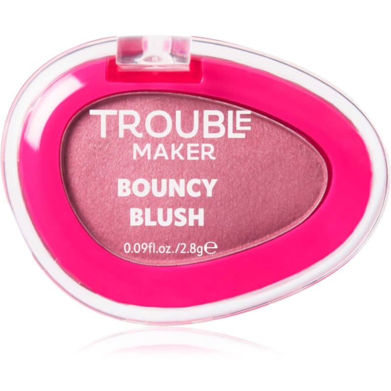 Trouble Maker Bouncy Blush Poeder Blush Tint Baseline Rose 2.8 g