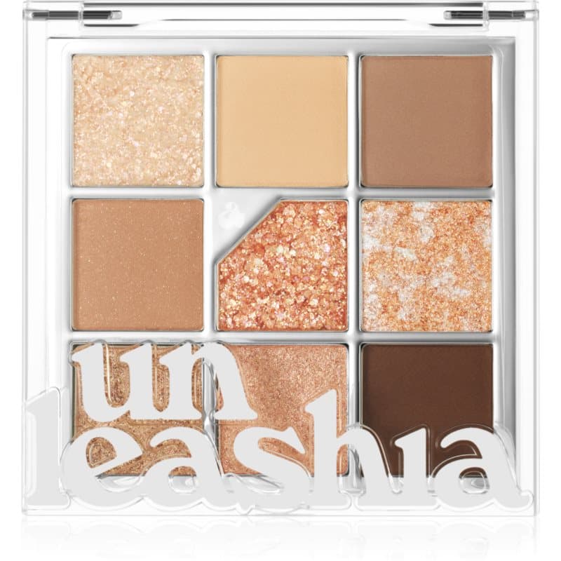 Unleashia Glitterpedia Eye Palette oogschaduw palette Tint No.2 All of Brown 6.2 g