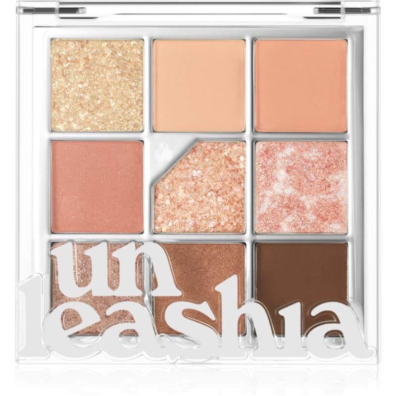 Unleashia Glitterpedia Eye Palette oogschaduw palette Tint No.3 All of Coral Pink 6.2 g