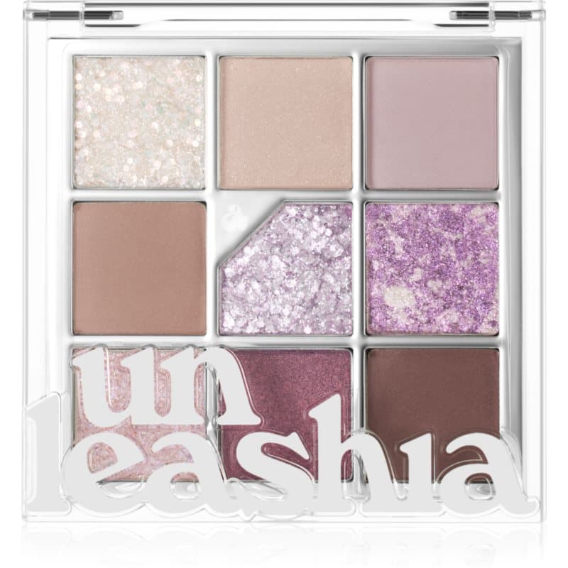 Unleashia Glitterpedia Eye Palette oogschaduw palette Tint No.4 All of Lavender Fog 6.2 g