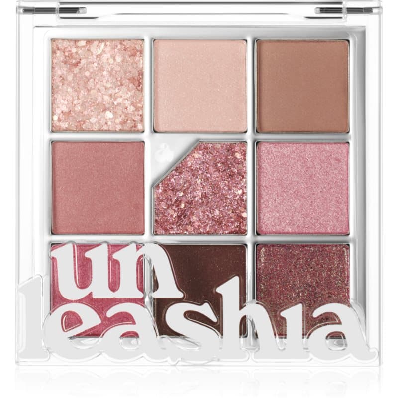Unleashia Glitterpedia Eye Palette oogschaduw palette Tint No.5 All of Dusty Rose 6.2 g