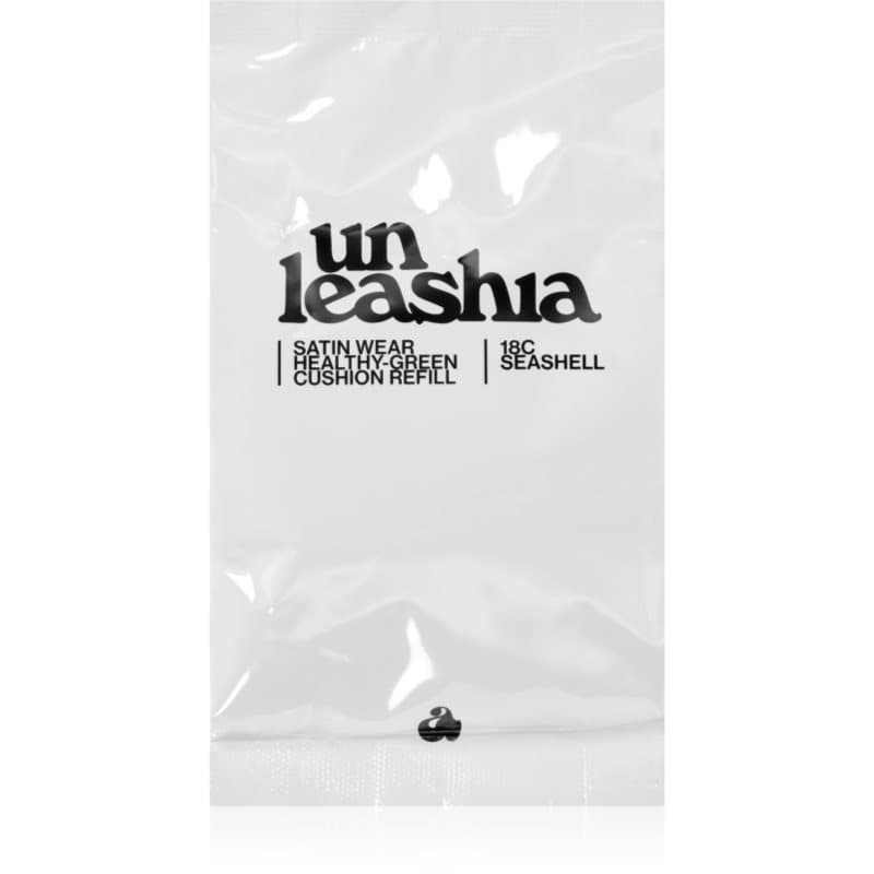 Unleashia Satin Wear Healthy Green Cushion Refill Langaanhoudende Make-up Kussentje Navulling Tint 18C Seashell 15 g