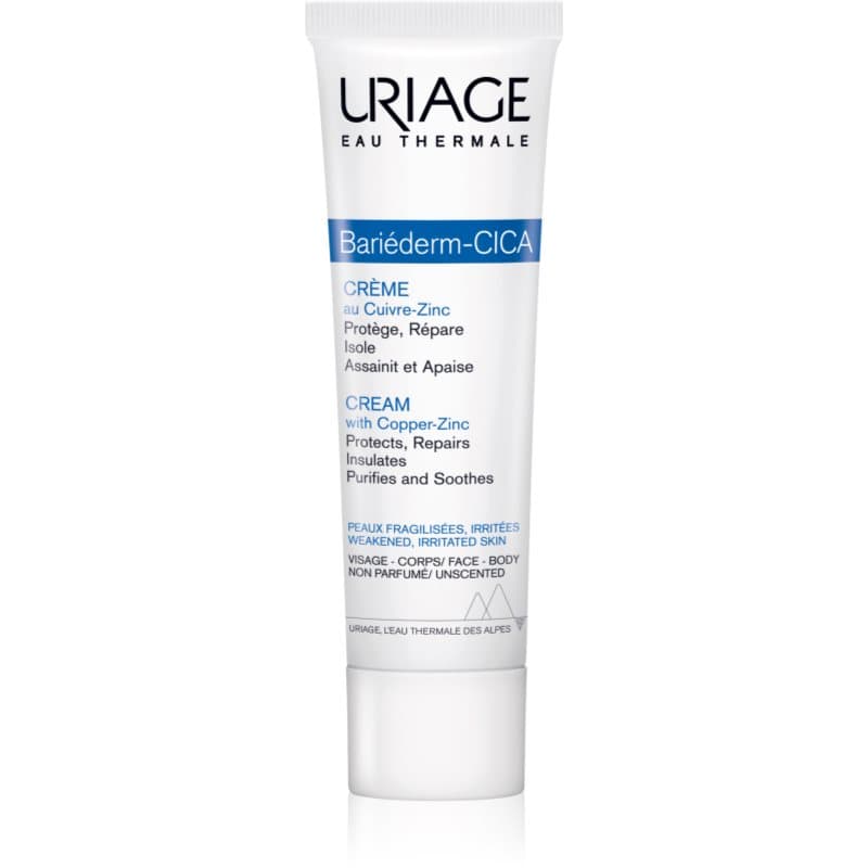 Uriage Bariéderm Cica-Cream with Copper-Zinc Repair Crème met Koper en Zink met Panthenol 15 ml