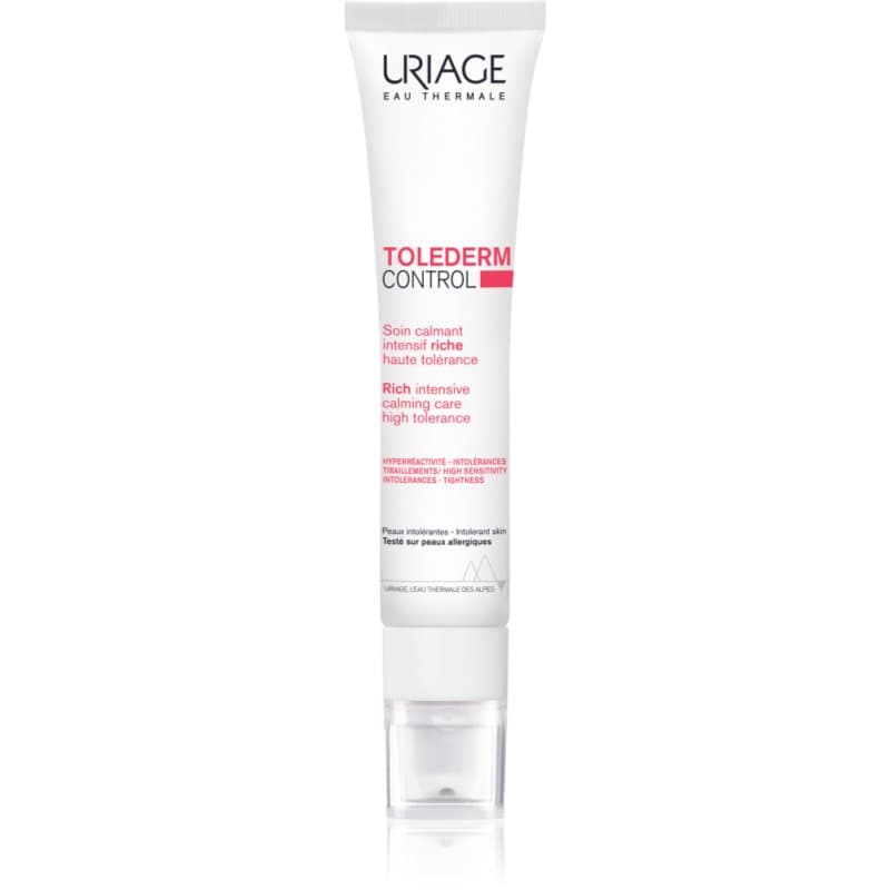 Uriage Toléderm Control Rich Soothing Care Voedende en Kalmerende Crème voor Gevoelige en Intolerante Huid 40 ml