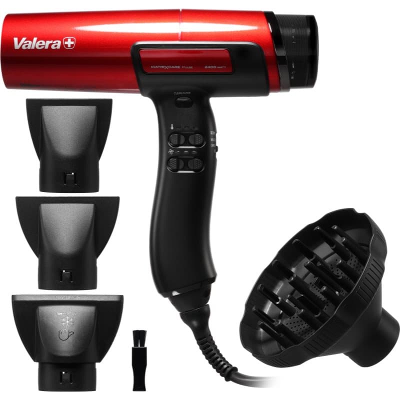 Valera MatrixCare AI Zeer Krachtige Ionische Fohn Metallic Red 1 st