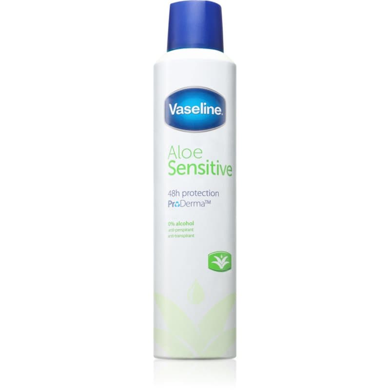 Vaseline Aloe Sensitive Antiperspirant Antitranspirant Spray 250 ml