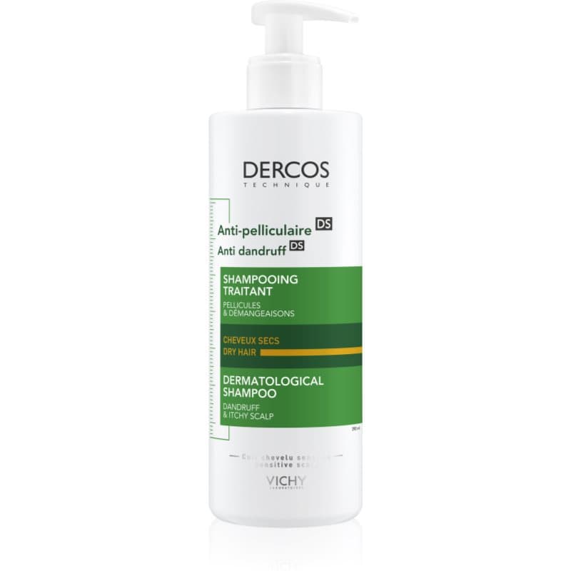 Vichy Dercos Anti-Dandruff Anti-Ross Shampoo voor Droog Haar 390 ml