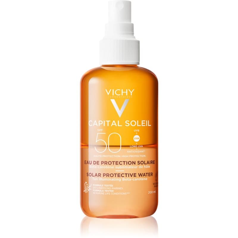 Vichy Capital Soleil beschermende spray met bètacaroteen SPF 50 200 ml