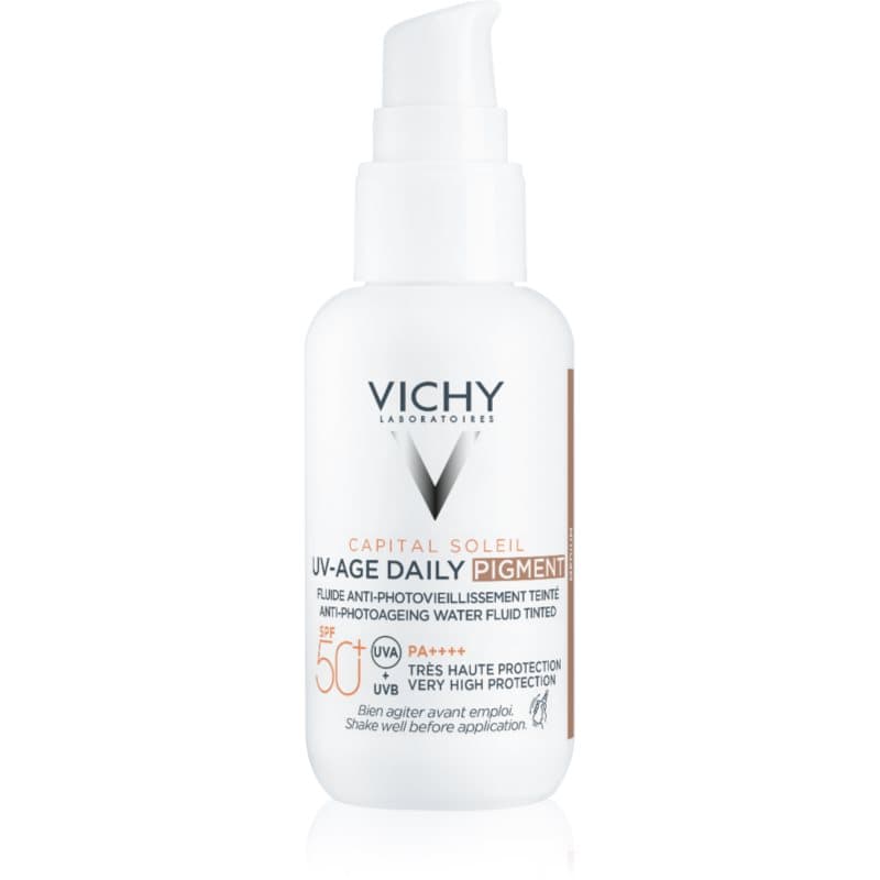 Vichy Capital Soleil Daily SPF50+ beschermende, getinte gezichtsfluid SPF 50+ Tint Medium 40 ml