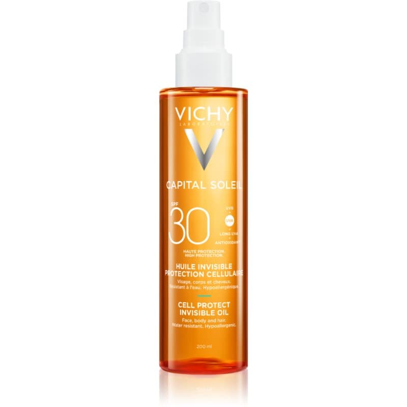 Vichy Capital Soleil Cell Protect Invisible Oil Beschermende Olie SPF 30 200 ml