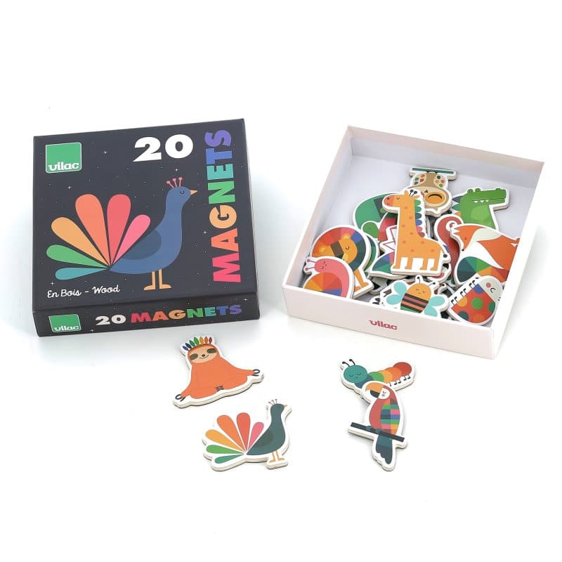 Vilac Magnets magneetjes Animals 3y+ 20 st