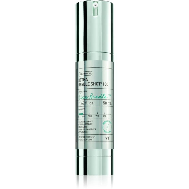 VT Cosmetics Cica Reti-A Reedle Shot 100 Hydraterende Gezichtsserum met Verstevigende Werking 50 ml