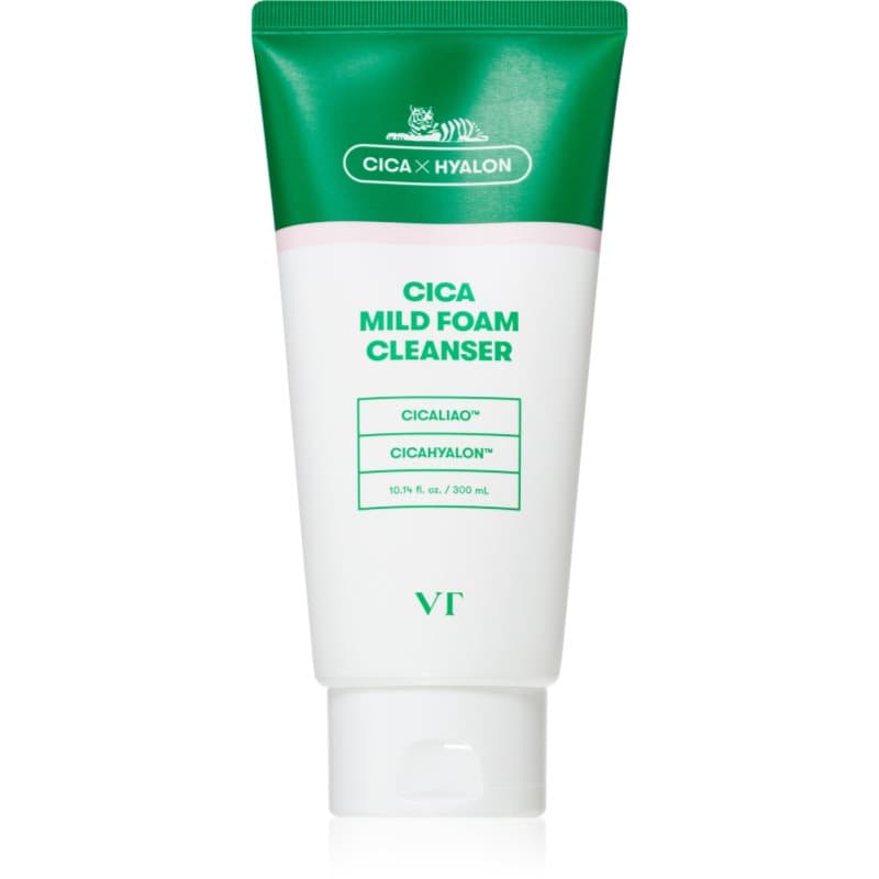 VT Cosmetics Cica Mild Foam Cleanser Milde Reinigingsschuim met kalmerend effect 300 ml