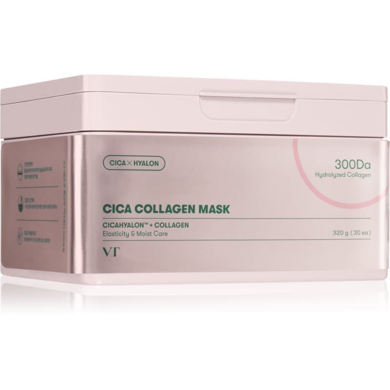 VT Cosmetics Cica Collagen Mask voedende sheet mask met Verstevigende Werking 30 st