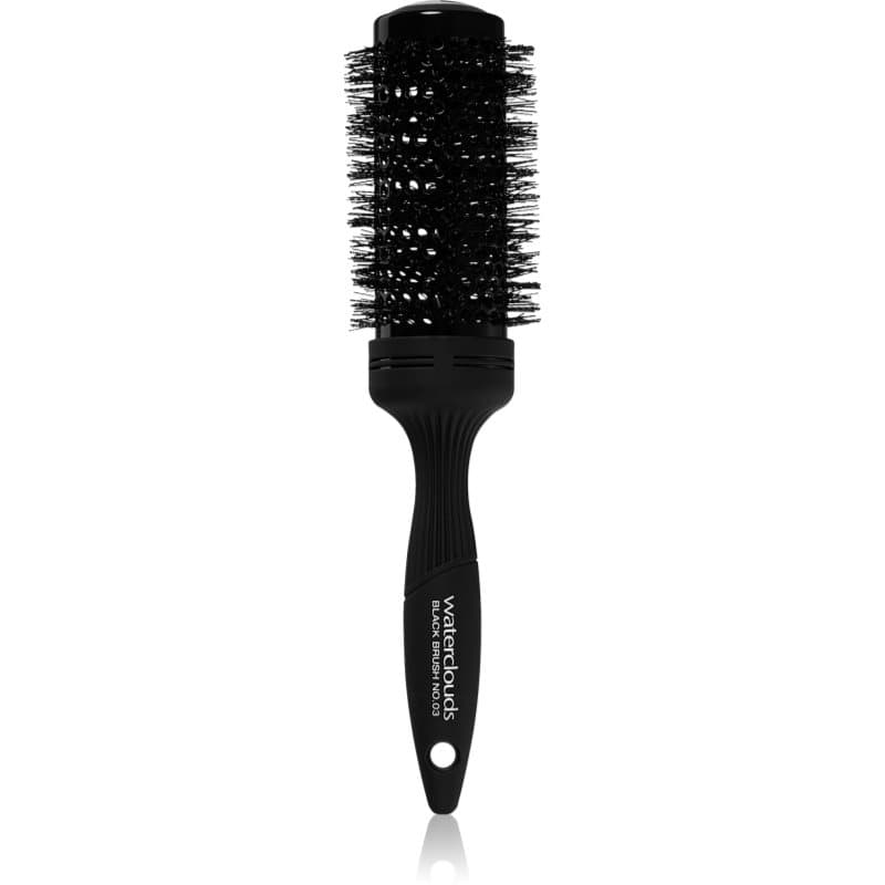 Waterclouds Black Brush Rundmetall Borstel voor het Haar 45 mm 1 st
